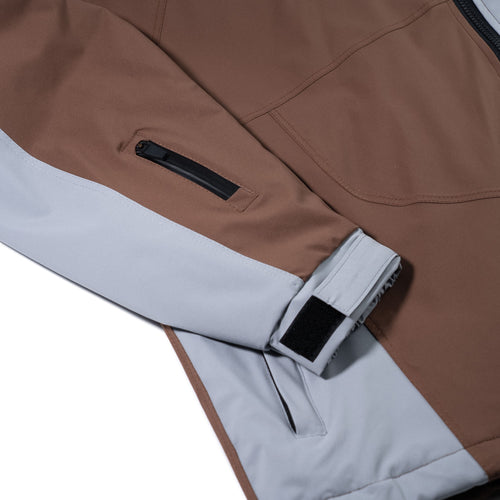 Dual Tone Active 1oz Insulated Hooded Jacket Brown