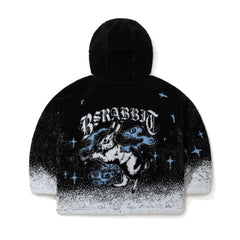 Bp Smoking Rabbit Fleece Hooded Jacket Black