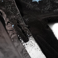 Bp Smoking Rabbit Fleece Hooded Jacket Black