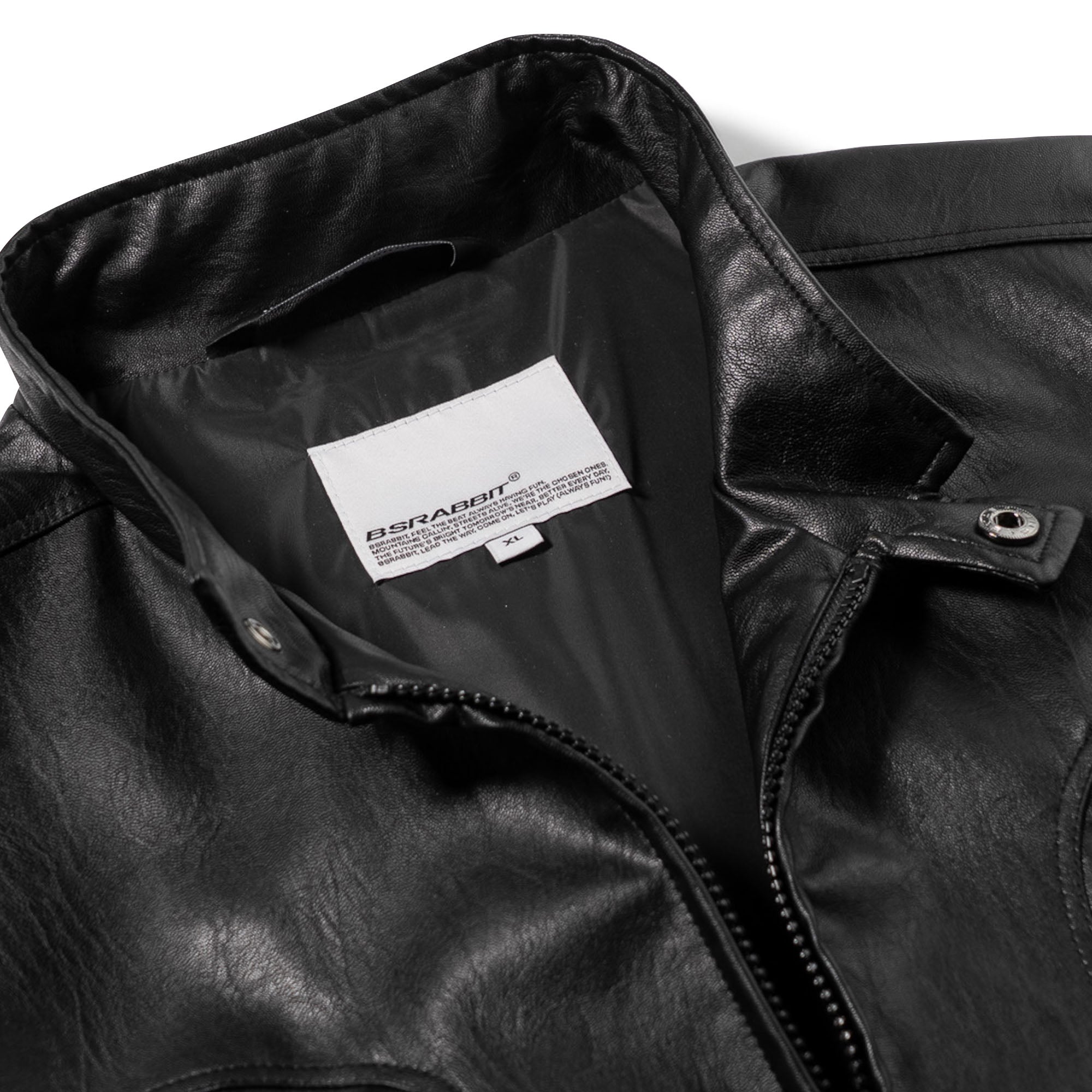 2526FW BSRABBIT Blackout Rider Jacket Black