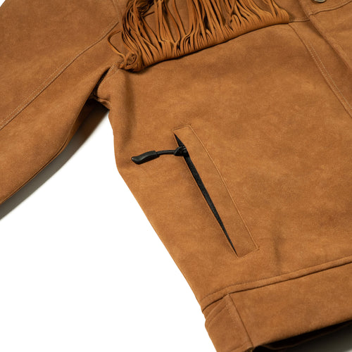 Cowboy Tassel Rider Jacket Jacket Tan