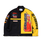 Bsrbt Red Flame 98 Racing Jacket Black Yellow