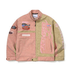 Bsrbt Pink Flame 98 Racing Jacket Pink Beige