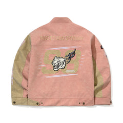 Bsrbt Pink Flame 98 Racing Jacket Pink Beige