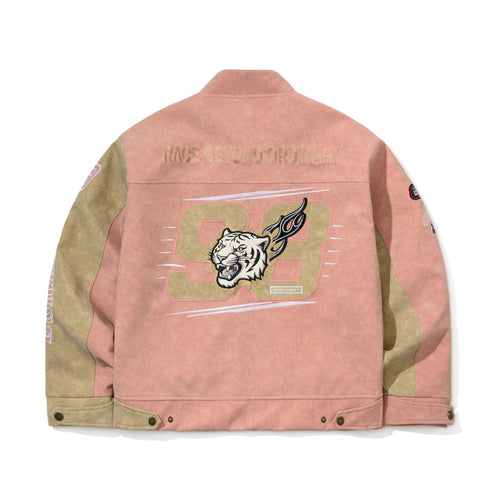 Bsrbt Pink Flame 98 Racing Jacket Pink Beige