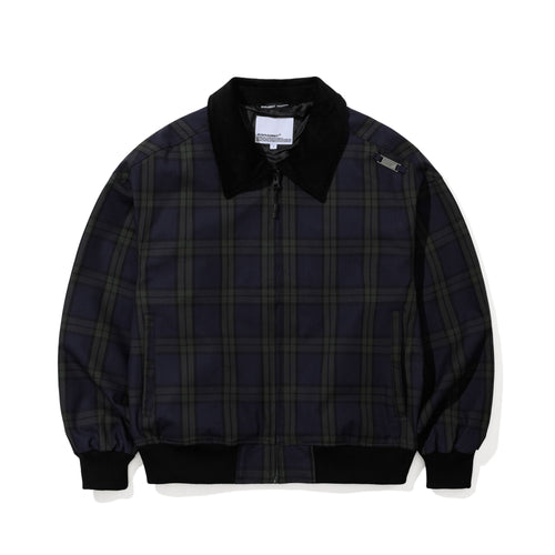 Tiger Bp Collared Jacket Navy Check