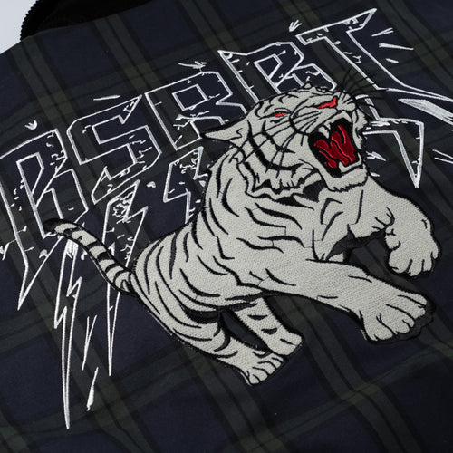Tiger Bp Collared Jacket Navy Check