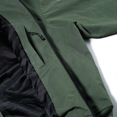 Crest Patch Varsity Jacket Green