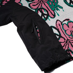 Peace Br Jacquard Hooded Jacket White