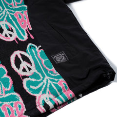 Peace Br Jacquard Hooded Jacket Black
