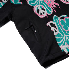 Peace Br Jacquard Hooded Jacket Black