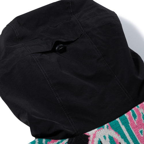 Peace Br Jacquard Hooded Jacket Black