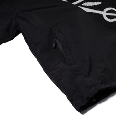 Br Jacquard Hooded Jacket Black