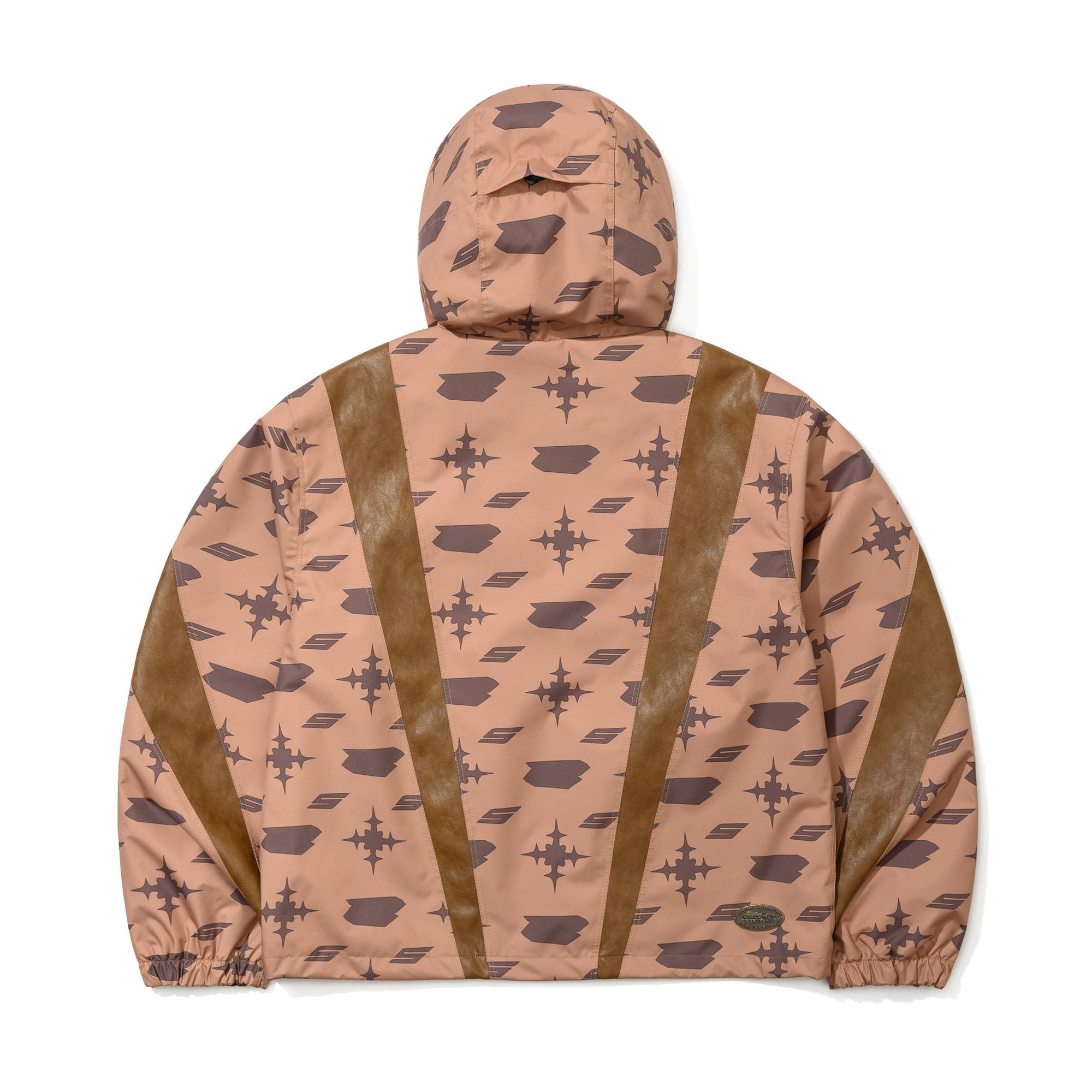 2526FW BSRABBIT Js Cut Panel Hooded Jacket Brown