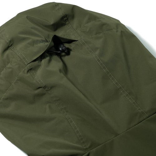 Patched Utility Hooded Jacket Jacket Green