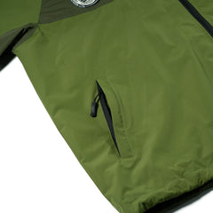 Patched Utility Hooded Jacket Jacket Green