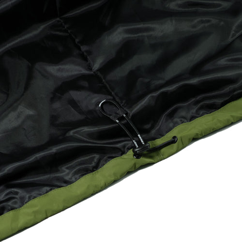 Patched Utility Hooded Jacket Jacket Green