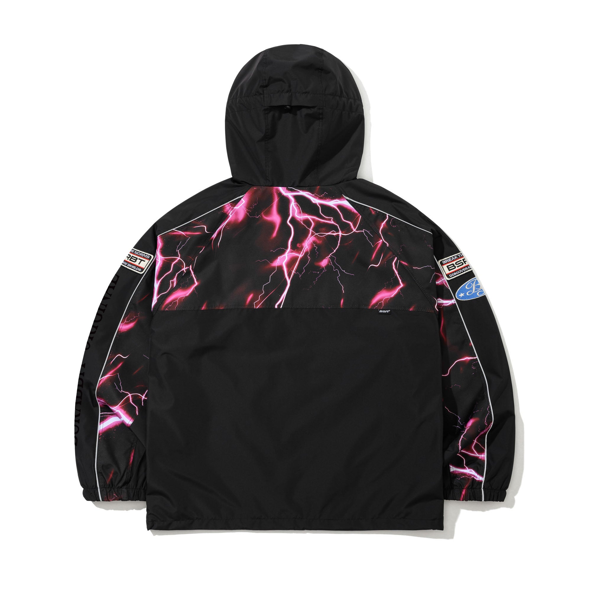 2526FW BSRABBIT Patched Utility Hooded Jacket Jacket Black