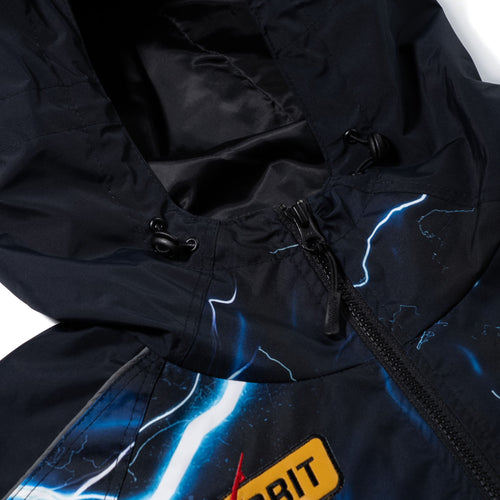 Patched Utility Hooded Jacket Navy / Thunder Blue