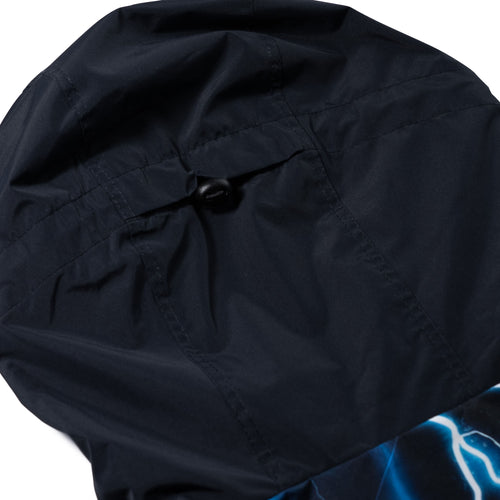 Patched Utility Hooded Jacket Navy / Thunder Blue