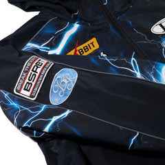 Patched Utility Hooded Jacket Navy / Thunder Blue