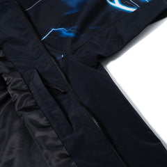 Patched Utility Hooded Jacket Navy / Thunder Blue