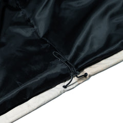 Hare1502 Art Print Hooded Jacket Cream Beige