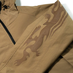 Light Active Hooded Jacket Dark Beige