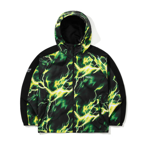 Artistic Hooded Jacket Thunder Green