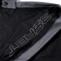 Light Weight Reflective Line Hooded Jacket Black