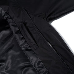 Light Weight Reflective Line Hooded Jacket Black