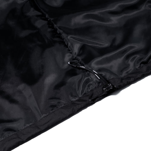 Light Weight Reflective Line Hooded Jacket Black