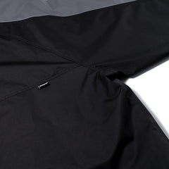 Light Weight Reflective Line Hooded Jacket Black