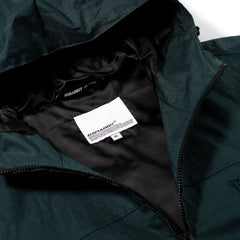 Rustic Charm Linen Hooded Jacket Green