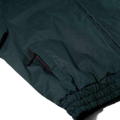 Rustic Charm Linen Hooded Jacket Green