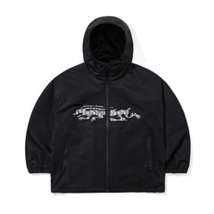 Reflective Drabbit Hooded Jacket Black