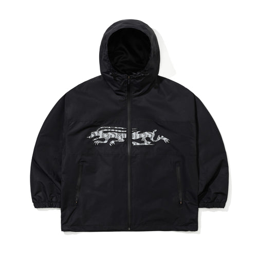 Reflective Drabbit Hooded Jacket Black