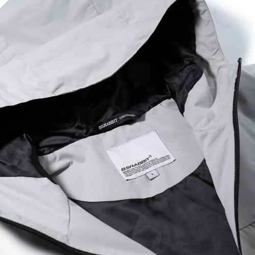 Reflective Drabbit Hooded Jacket Gray