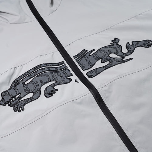 Reflective Drabbit Hooded Jacket Gray