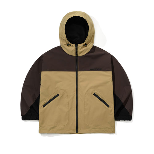 Natureline Wide Hooded Jacket Olive Brown