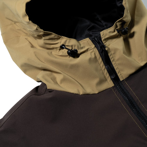 Natureline Wide Hooded Jacket Olive Brown