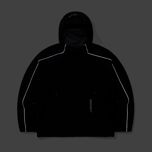Stream Line Hoodie 3L Hooded Jacket Black