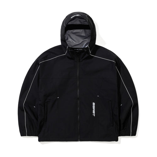 Stream Line Hoodie 3L Hooded Jacket Black