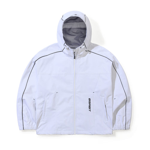 Stream Line Hoodie 3L Hooded Jacket White