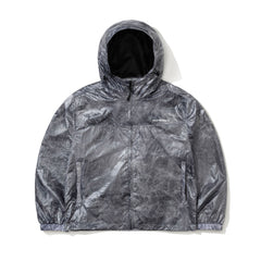 Bsrwave Brushed Dye Hooded Jacket Gray