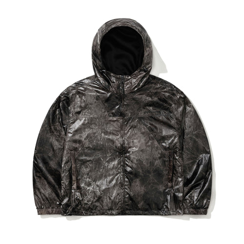 Bsrwave Brushed Dye Hooded Jacket Black
