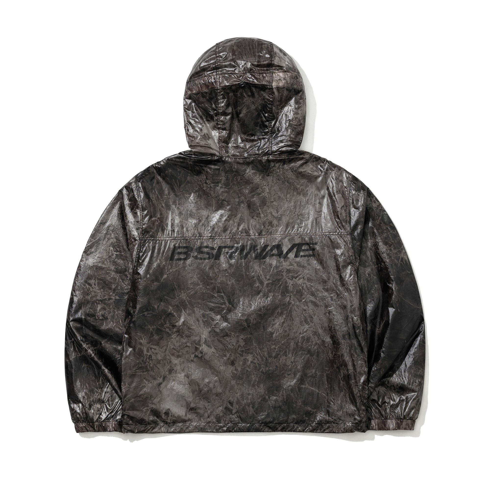 2526FW BSRABBIT Bsrwave Brushed Dye Hooded Jacket Black