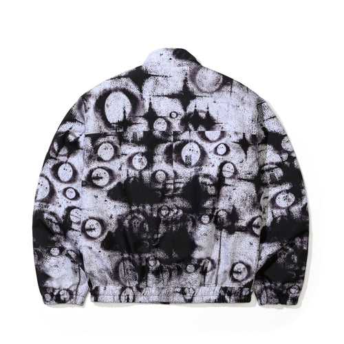 Js Lunar Star Hn Track Jacket Sprayed White