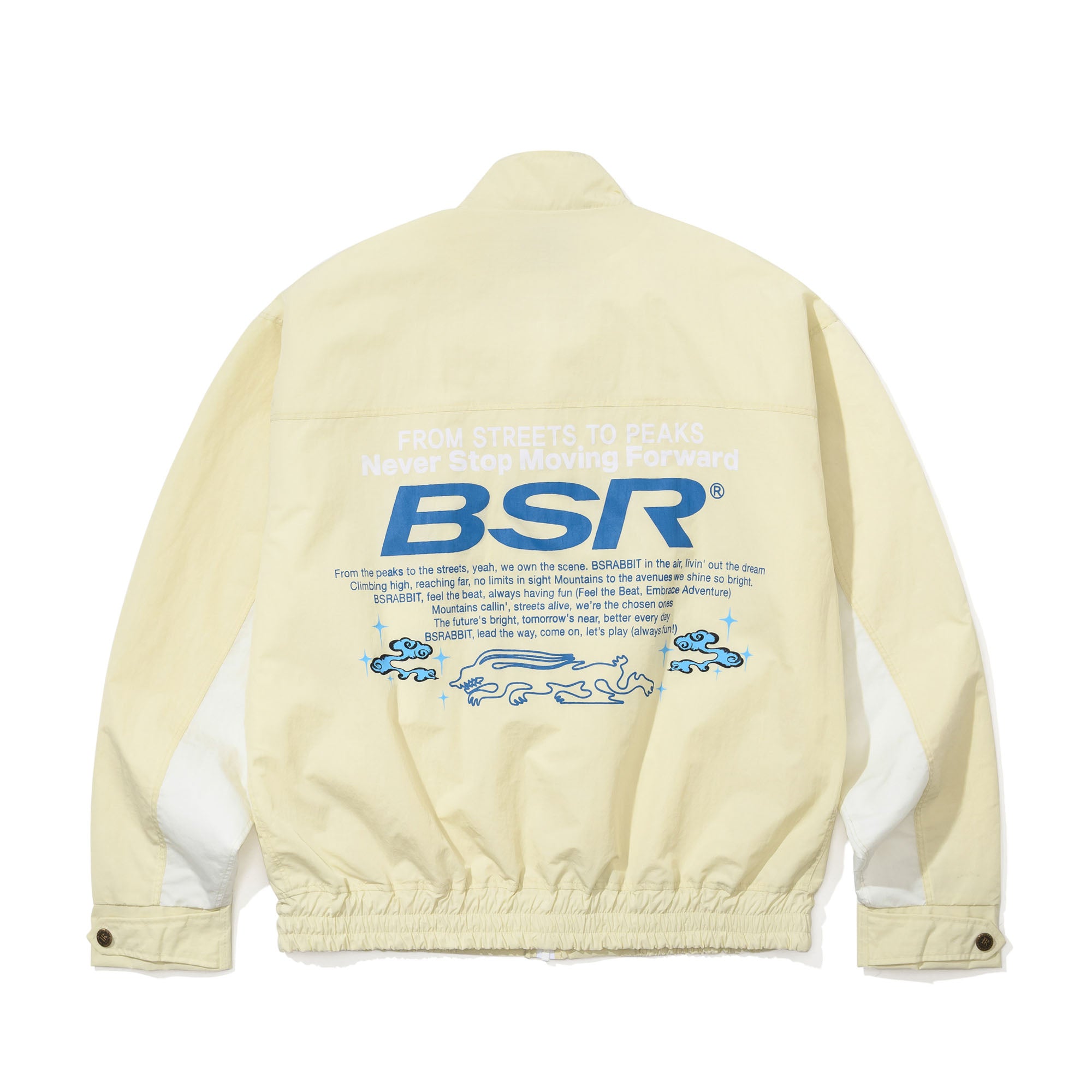 2526FW BSRABBIT Core Track Jacket Milk