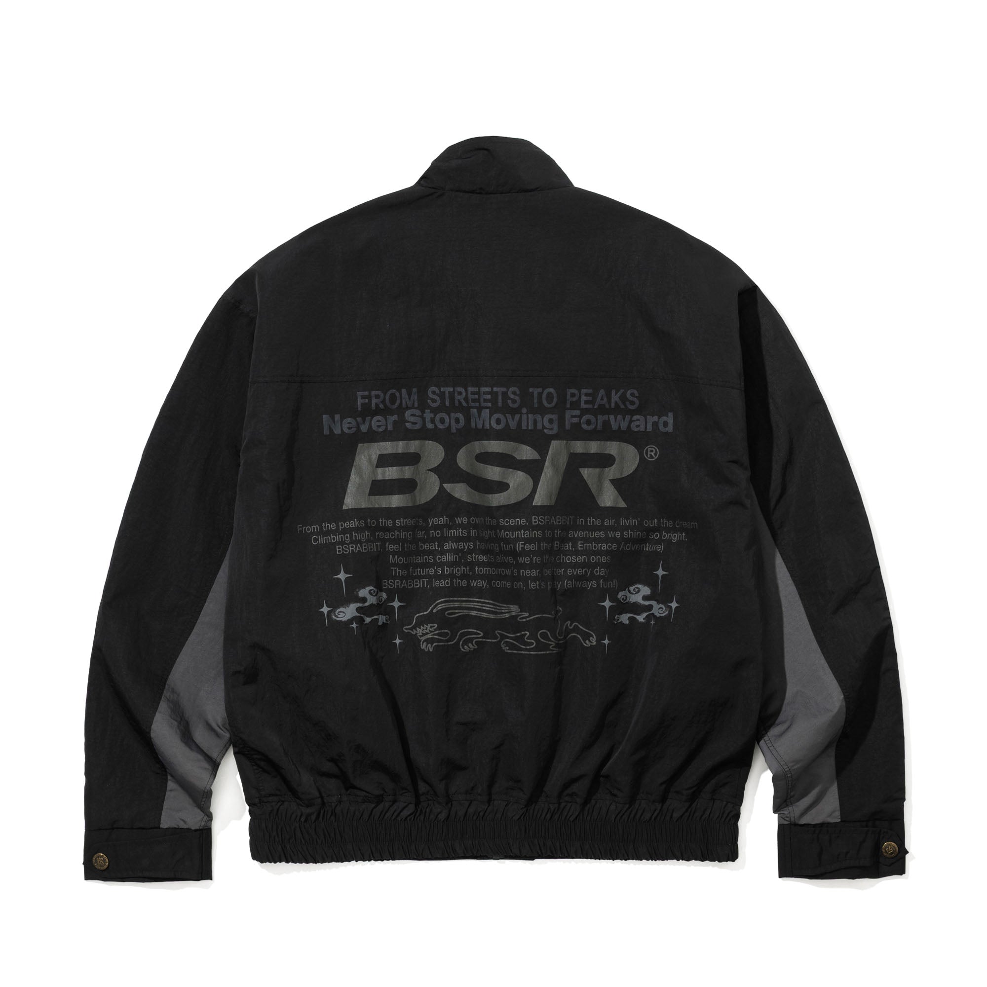 2526FW BSRABBIT Core Track Jacket Black